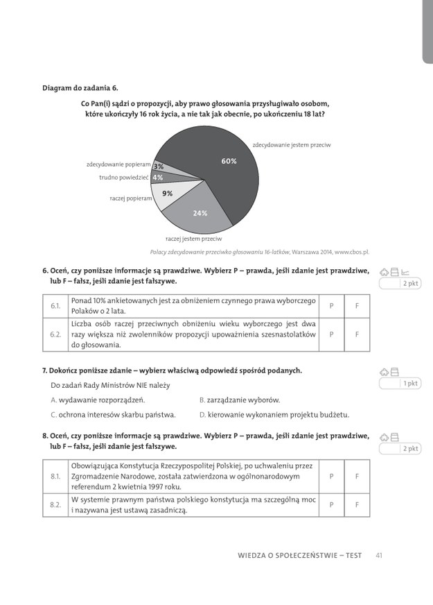 Przykładowe zadania z wiedzy humanistycznej /