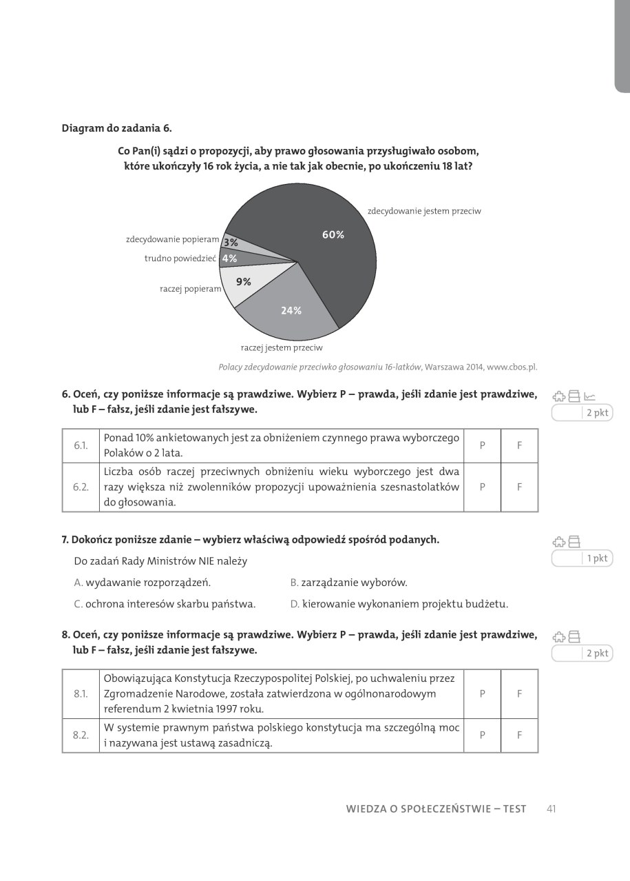 Przykładowe zadania z wiedzy humanistycznej /
