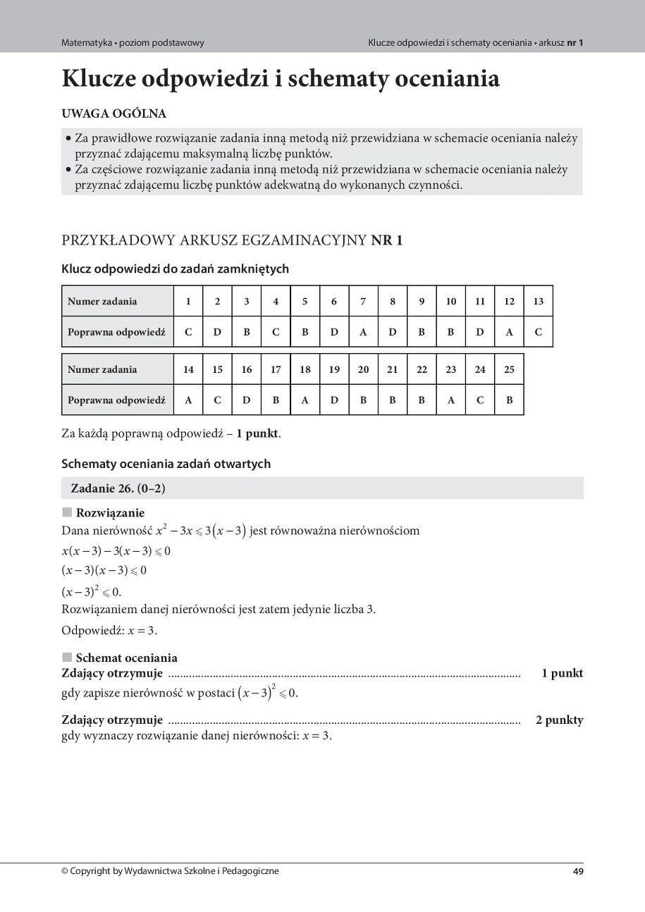 Przykładowe zadanie z matematyki /DGP /