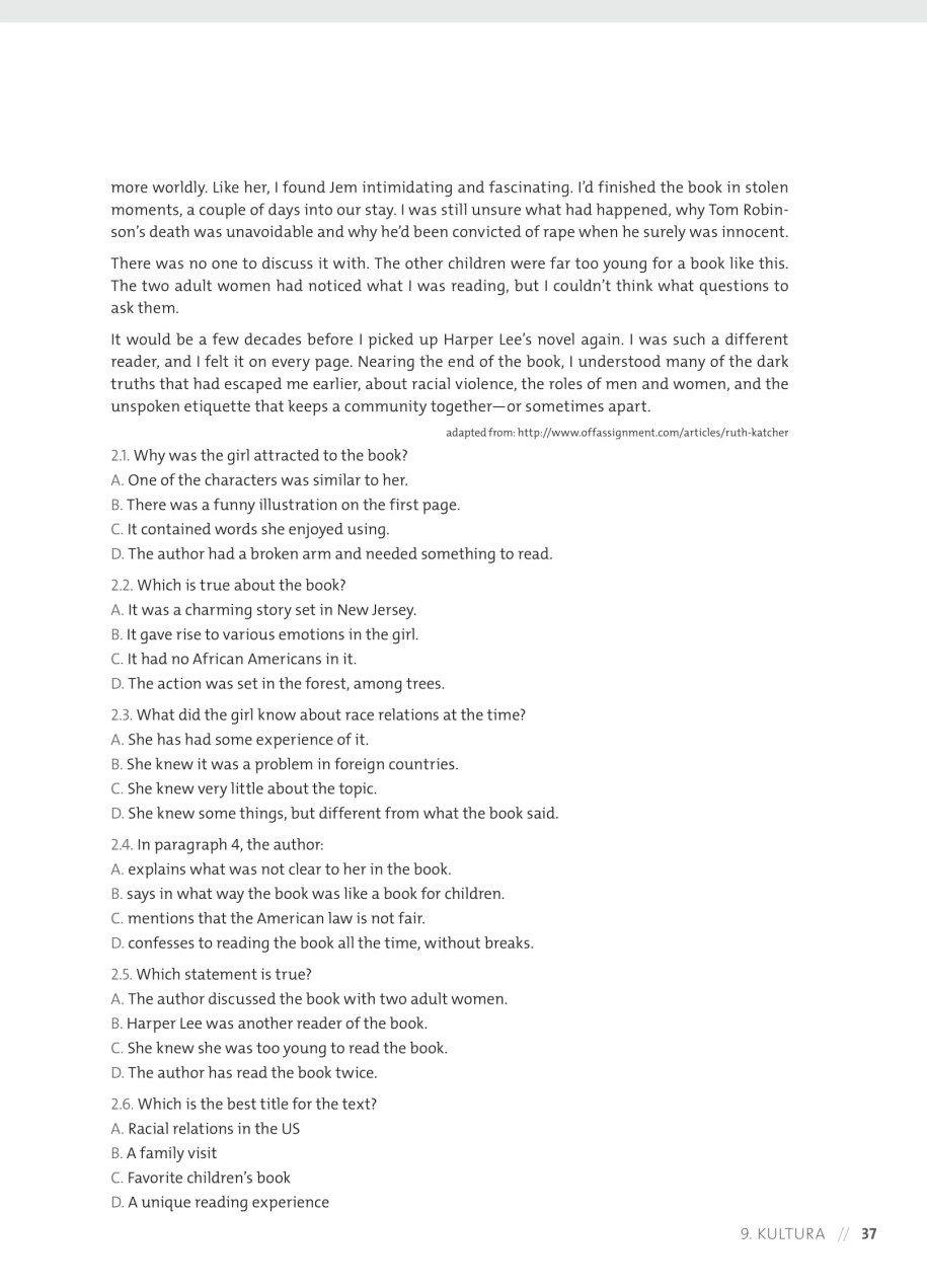 Przykładowy arkusz z języka angielskiego /materiały promocyjne