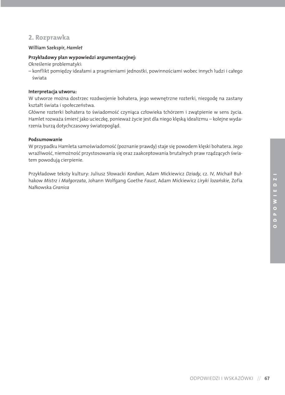 Przykładowy arkusz z języka polskiego /Materiały prasowe