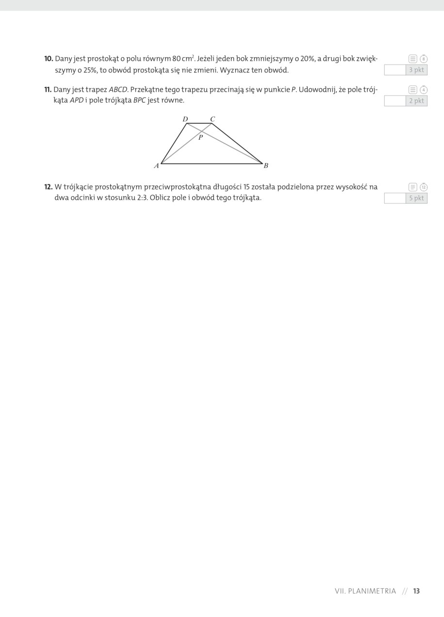 Przykładowy arkusz z matematyki /Materiały prasowe