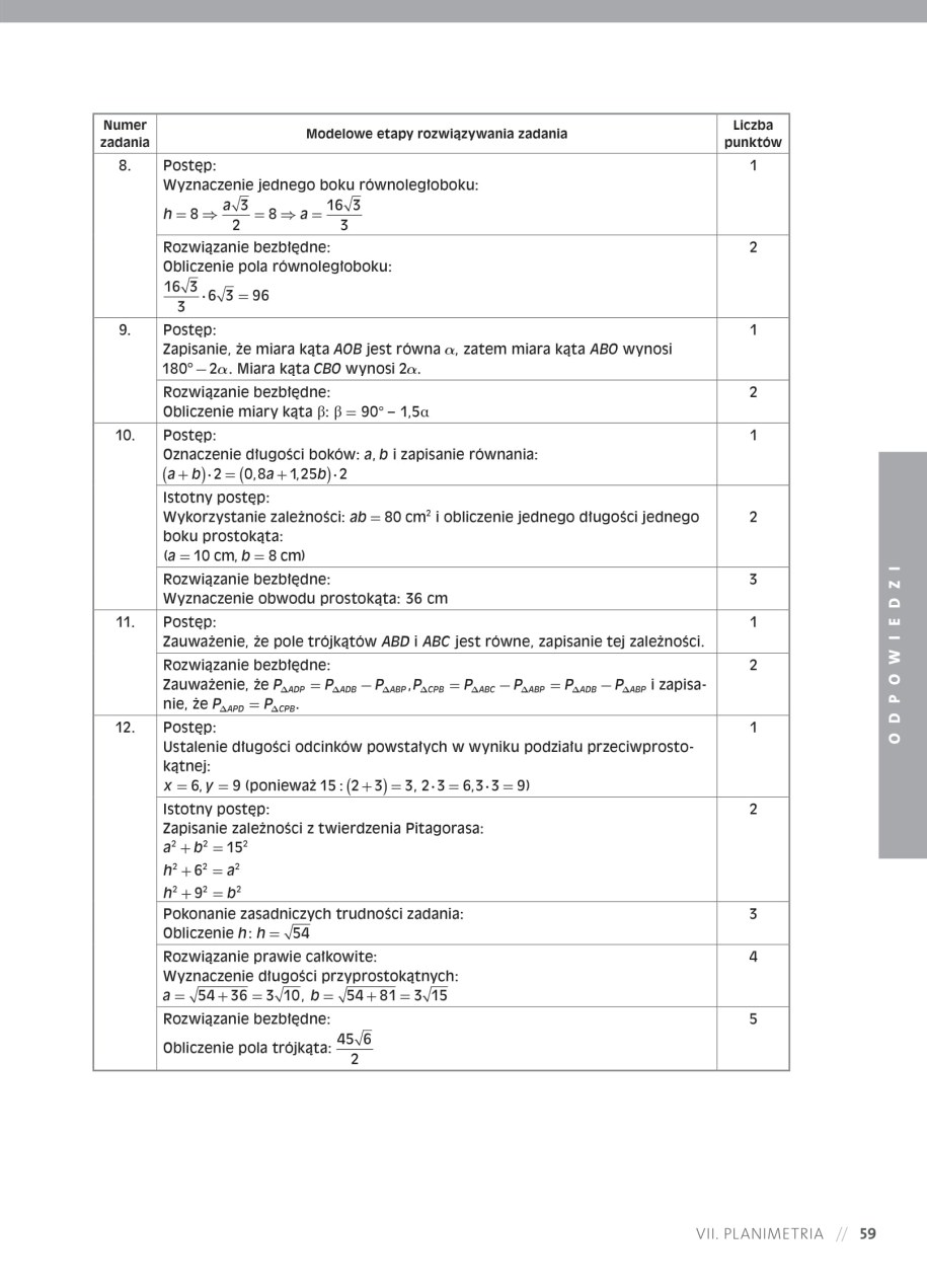 Przykładowy arkusz z matematyki /Materiały prasowe