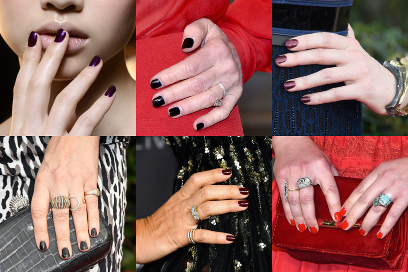 Przykłady ciemnego manicure, fot. Getty Images/123RF/PICSEL /Styl.pl