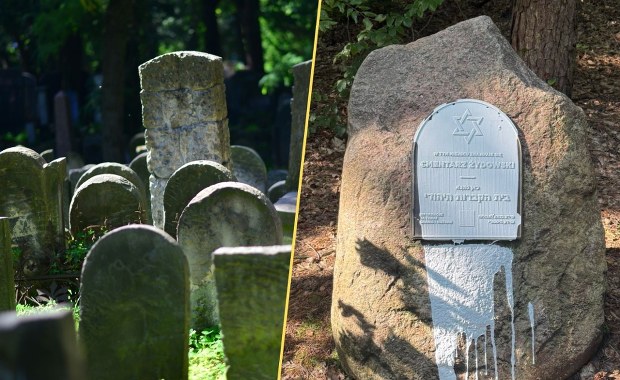 Przykry widok na cmentarzu żydowskim. "Jestem wstrząśnięty"
