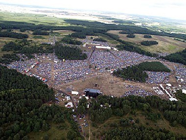 Przystanek Woodstock z lotu ptaka /WOŚP