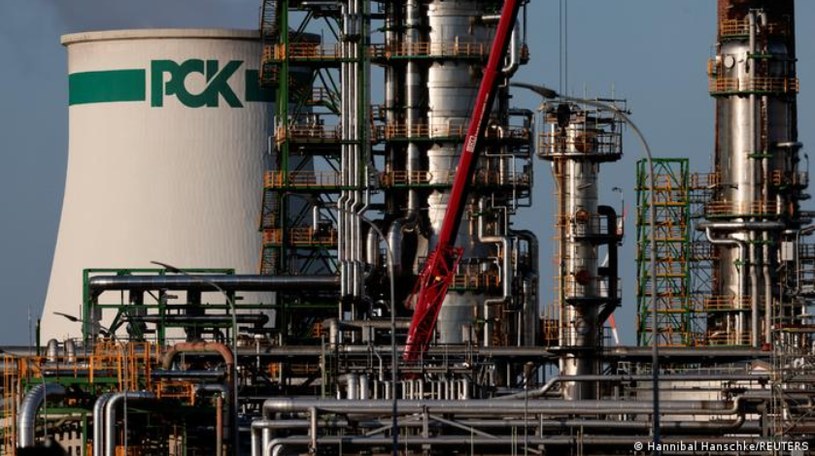 Przyszłość rafinerii PCK w Schwedt nad Odrą jest niepewna /Deutsche Welle