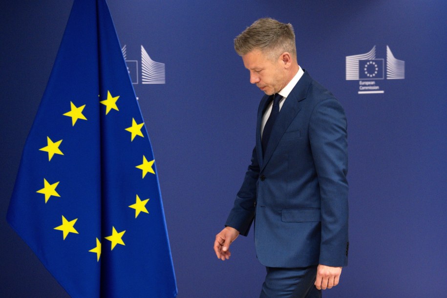 Przyszły premier Węgier Peter Magyar /JOHN THYS /PAP/EPA