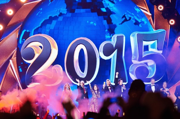 Przywitanie nowego roku 2015 /Adam Warżawa /PAP