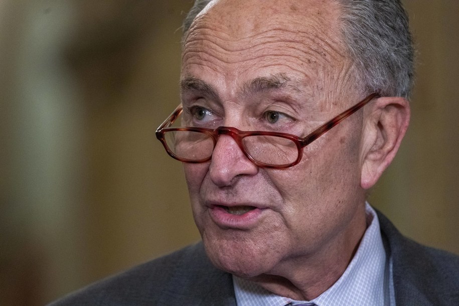 Przywódca demokratycznej większości w Senacie USA Chuck Schumer /SHAWN THEW    /PAP/EPA