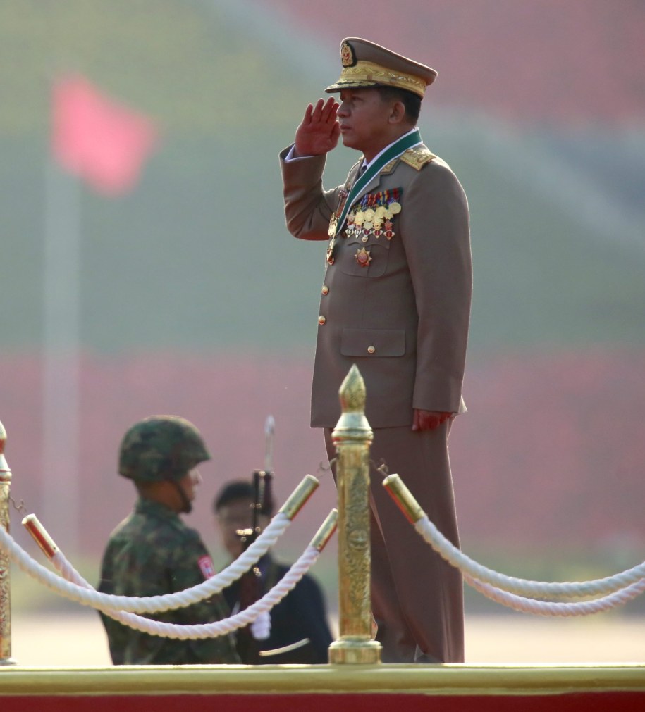 Przywódca junty rządzącej Mjanmą chcę zostać prezydentem tego kraju (zdjęcie poglądowe) /	LYNN BO BO /PAP/EPA