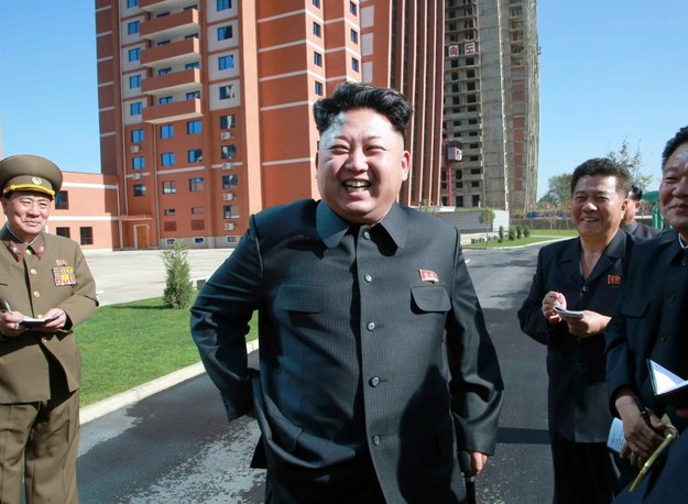 Przywódca Korei Północnej - Kim Dzong Un /RODONG SINMUN  /PAP/EPA