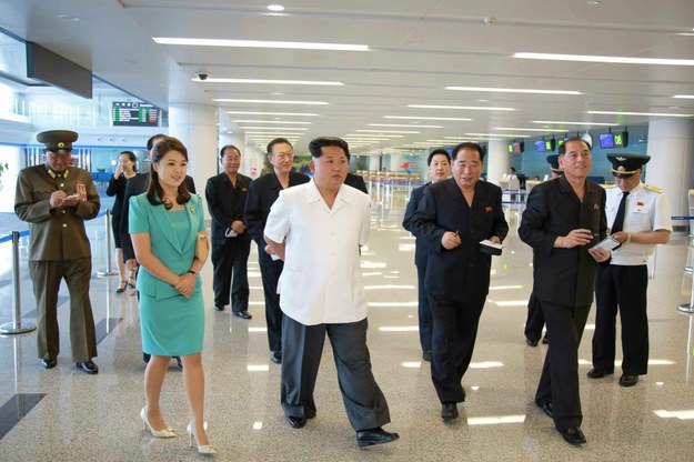 Przywódca Korei Północnej Kim Dzong Un / Rodong Sinmun    /PAP/EPA