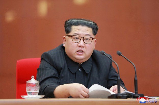 Przywódca Korei Północnej, Kim Dzong Un /KCNA /PAP/EPA