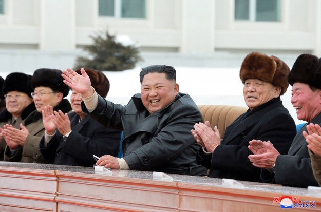 Przywódca Korei Północnej Kim Dzong Un /KCNA /PAP