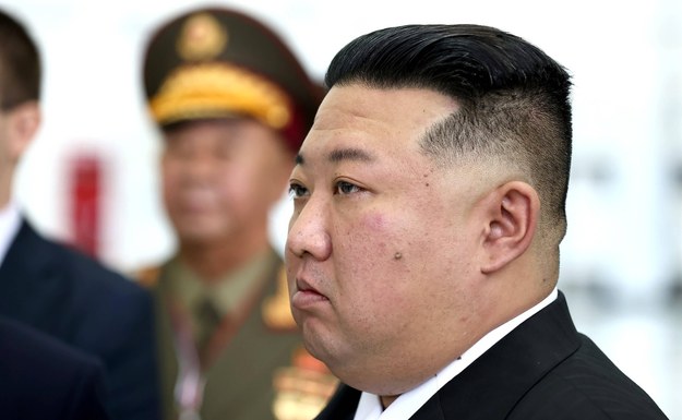 Przywódca Korei Północnej Kim Dzong Un /Kremlin /PAP/EPA