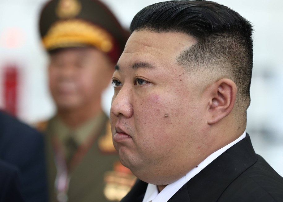 Przywódca Korei Północnej Kim Dzong Un /ARTEM GEODAKYAN / SPUTNIK / KREMLIN POOL /PAP/EPA