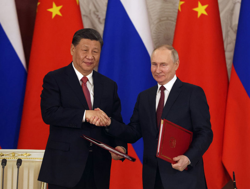 Przywódcy Chin i Rosji, Xi Jinping oraz Władimir Putin /Contributor / Contributor /Getty Images