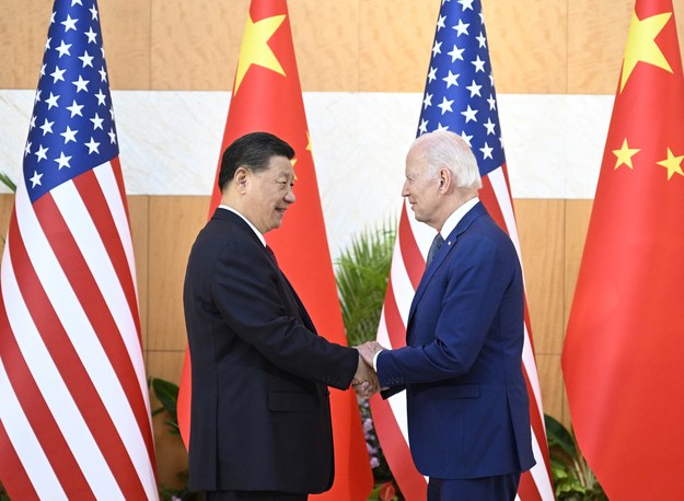 Przywódcy Chin i USA - Xi Jinping oraz Joe Biden. /XINHUA /LI XUEREN /PAP/EPA