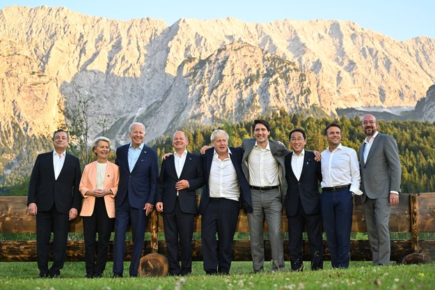 Przywódcy grupy G7 w Schloss Elmau /Thomas Lohnes / POOL /PAP/EPA