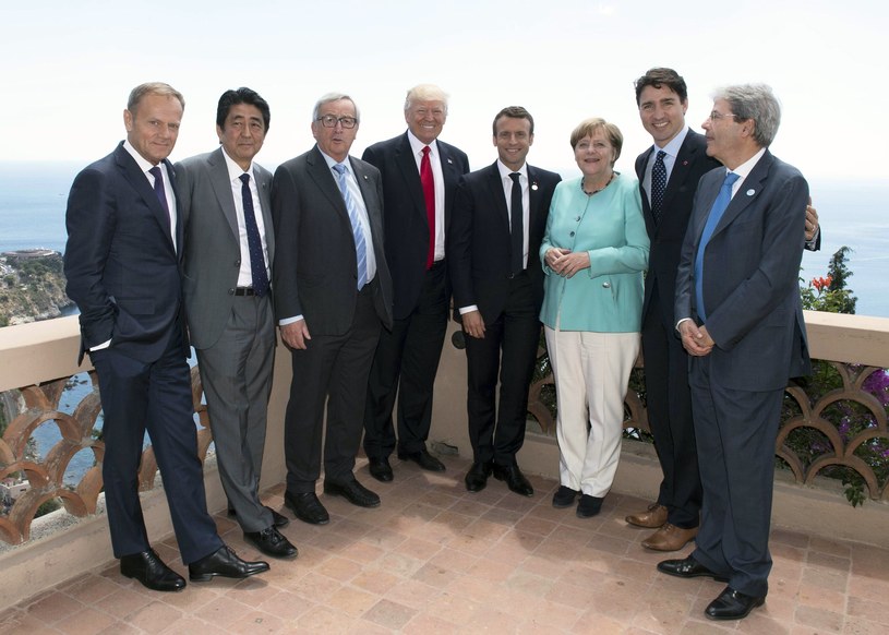 Przywódcy państw na szczycie G7 /AFP