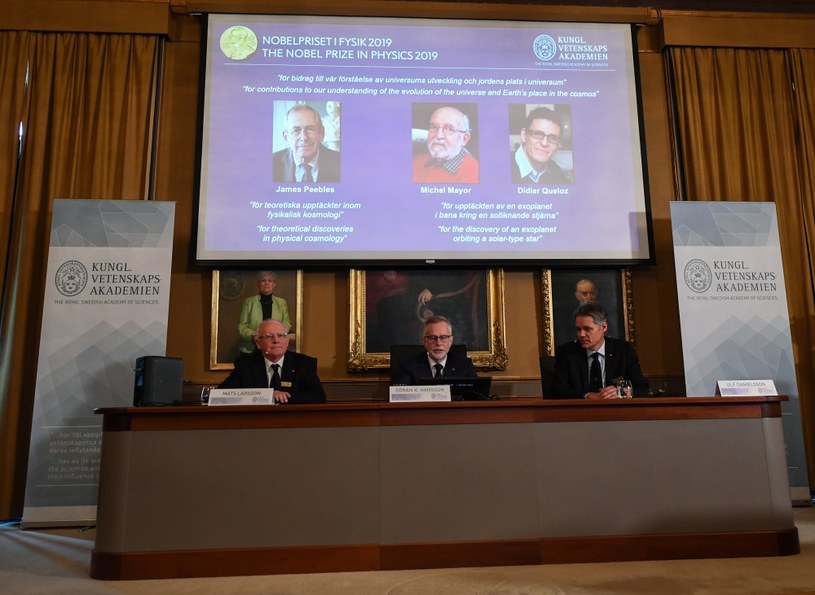 Przyznano Nagrodę Nobla w dziedzinie fizyki /JONATHAN NACKSTRAND/AFP /AFP