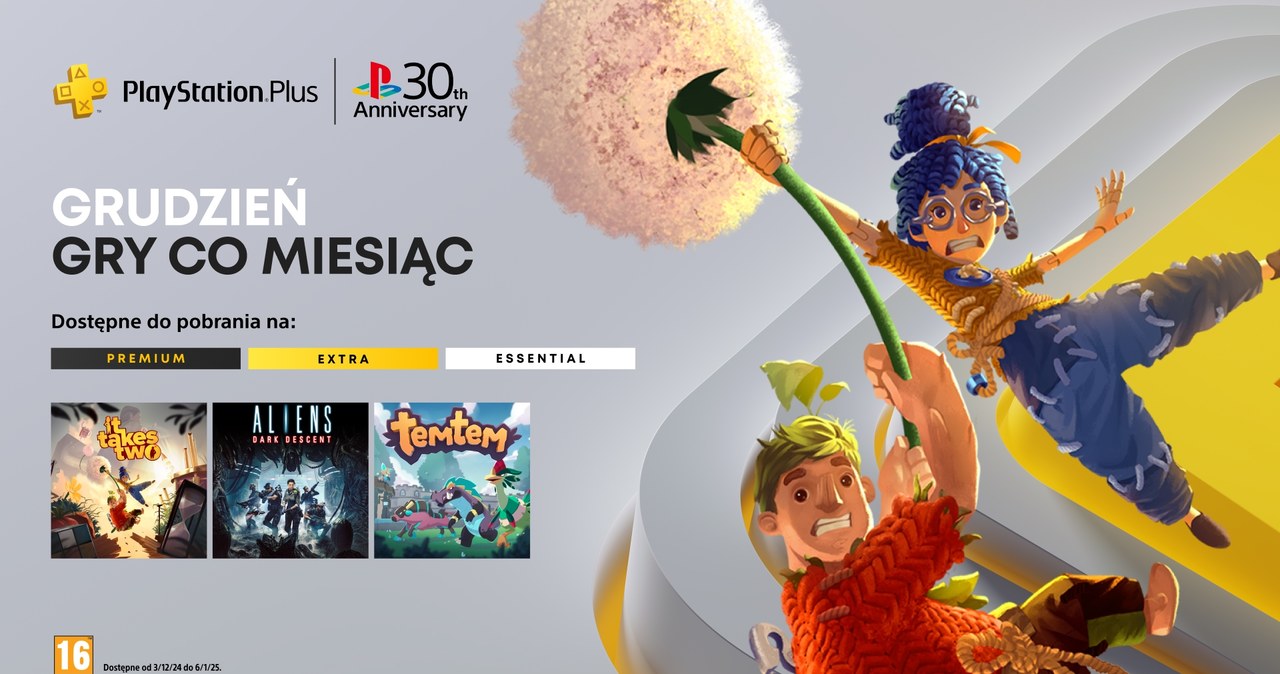 PS Plus na grudzień 2024 /materiały prasowe