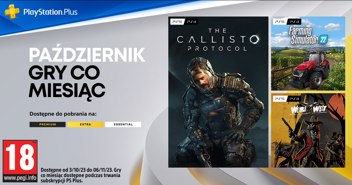 PS Plus na październik 2023 /materiały prasowe