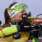 PŚ w biathlonie - Domraczewa z pierwszą Kryształową Kulą 