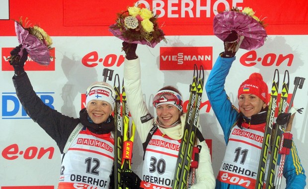 PŚ w biathlonie: Nowakowska-Ziemniak ósma, triumf Domraczewej