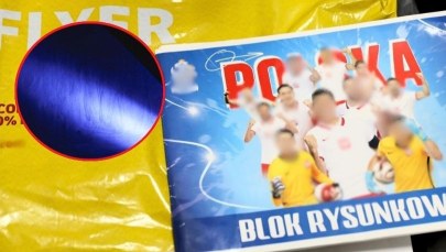 Psy nie miały wątpliwości. Narkotyki na kartkach bloku rysunkowego