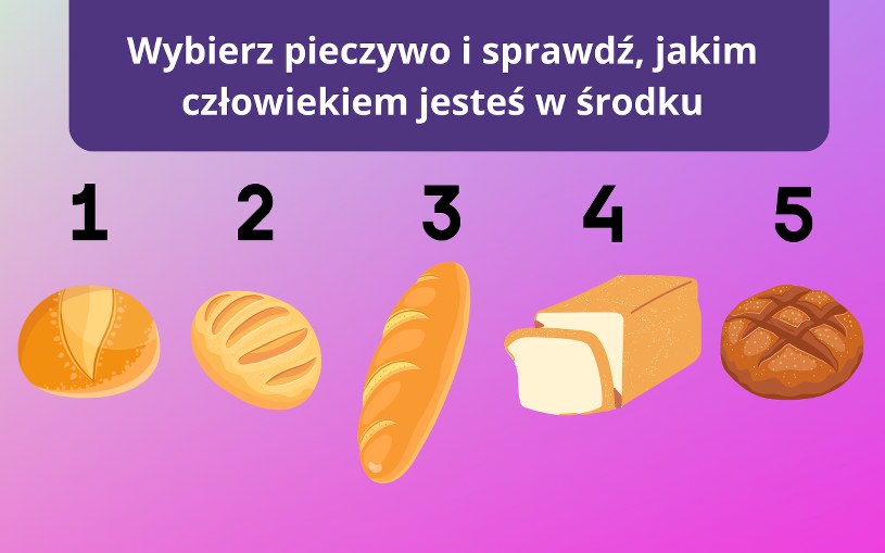 Psychotest: Co skrywasz w środku? Wybór pieczywa może wiele zdradzić