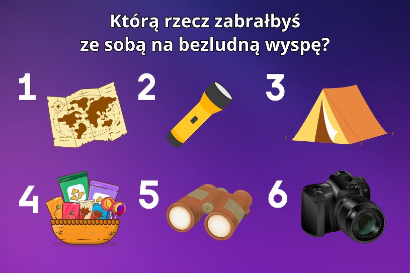 Psychotest: Którą rzecz zabrałbyś na bezludną wyspę? Poznaj swoje cechy osobowości