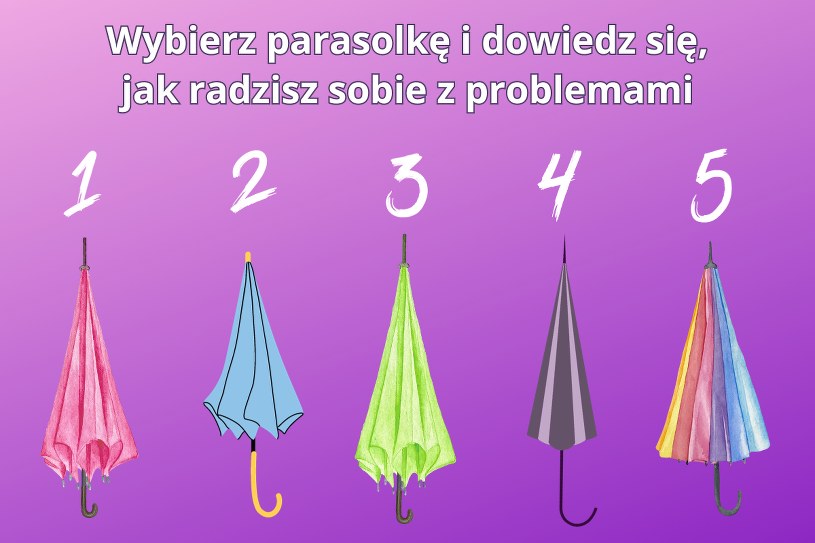 Psychotest: Wybierz parasol i dowiedz się, jak radzisz sobie z problemami