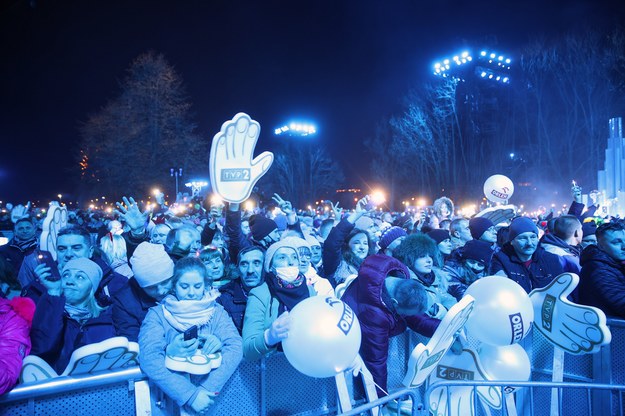 Publiczność podczas koncertu "Sylwester Marzeń" w Zakopanem /	Łukasz Gągulski /PAP