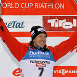 Puchar Świata w biathlonie - sukces Larsa Bergera w Hochfilzen
