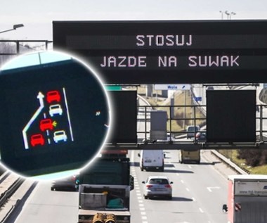 Pułapka jazdy na suwak. Reguła nie zawsze obowiązuje, gdy kończy się pas