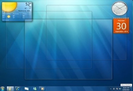 Pulpit Windows 7 /materiały prasowe