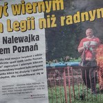 Pułtusk: Szokujące zachowanie radnego. Spalił szalik Lecha Poznań