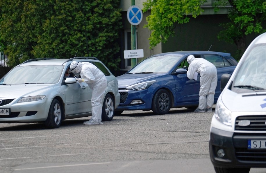 Punkt przesiewowych badań górników przy KWK Murcki Staszic w Katowicach / 	Andrzej Grygiel    /PAP