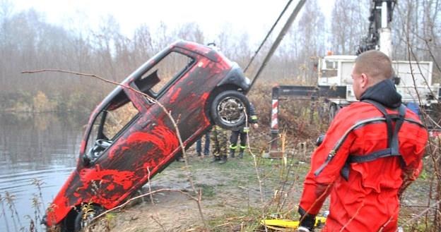 Punto, którym został potrącony rowerzysta /Policja