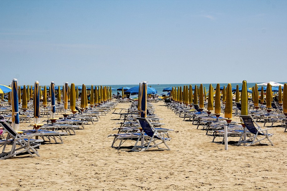 Pusta plaża w Jesolo /foto. pixabay /