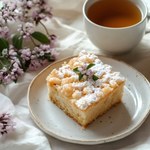 Puszyste ciasto drożdżowe ze słodką kruszonką. Idealny deser na podwieczorek 