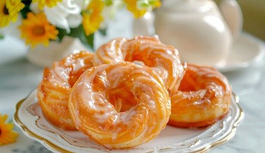 Puszyste i lekkie oponki z lukrem. Każdy się w nich zakochuje