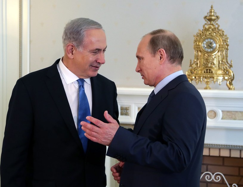Putin i Netanjahu rozmawiają o sytuacji w Syrii /PAP/EPA