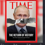 Putin jako Hitler. Fałszywa okładka magazynu "Time" 