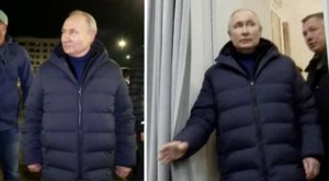 Putin na Krymie i w Mariupolu. Media piszą o "wyzywających gestach"