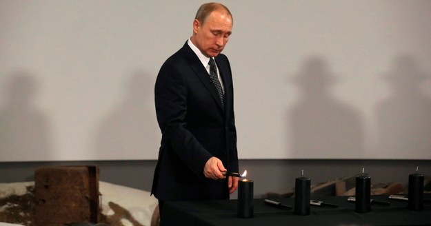 Putin podczas moskiewskich uroczystosci /Sergei Ilnitsky /PAP/EPA