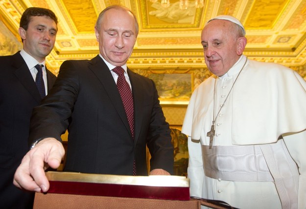 Putin spóźnił się na spotkanie z papieżem /CLAUDIO PERI /PAP/EPA
