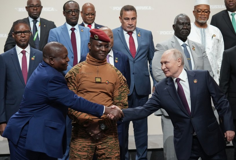 Putin szuka sojuszników w Afryce. Na zdjęciu ubiegłoroczny szczyt Rosja-Afryka /AFP